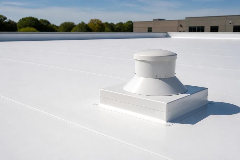 TPO roof installation